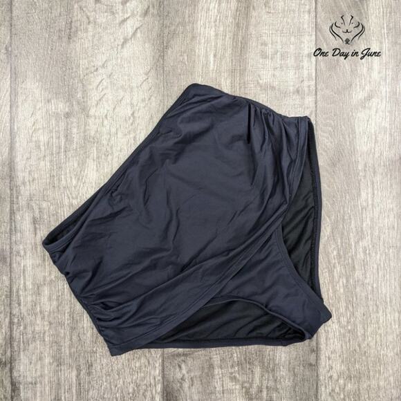 Grapent High Waist Ruched Bikini Bottom Size 2XL - Picture 3 of 4